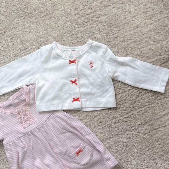 8 Piece Girl's Maggie & Zoe, bon bebe, Carter's... Mix & Match Bundle - Size 0-3 - Picture 6 of 14